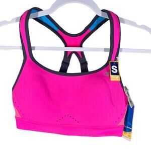 NWT Champion Women's‎ High Support Vent Bra Bright Pink Sm Adjustable